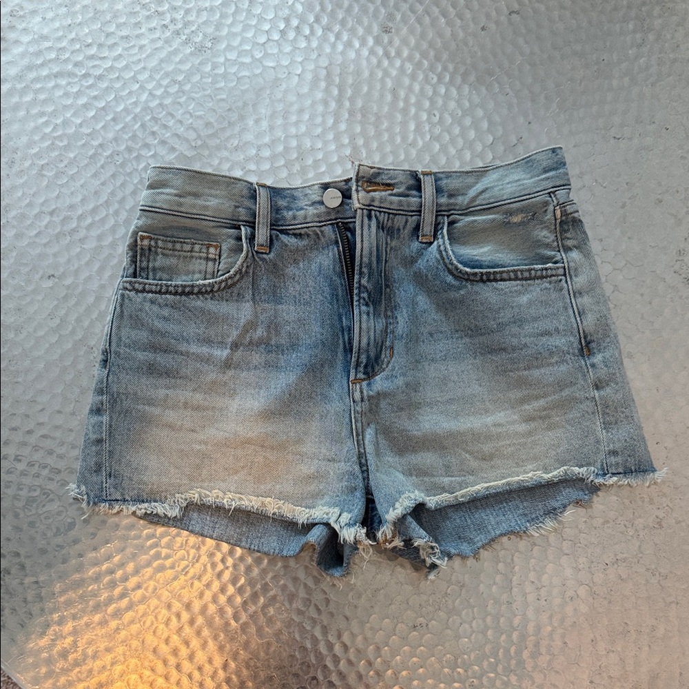 Joe's Jeans Light Blue Frayed Hem Shorts